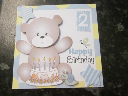 Birthday Bear by Anne-marie Wheeler