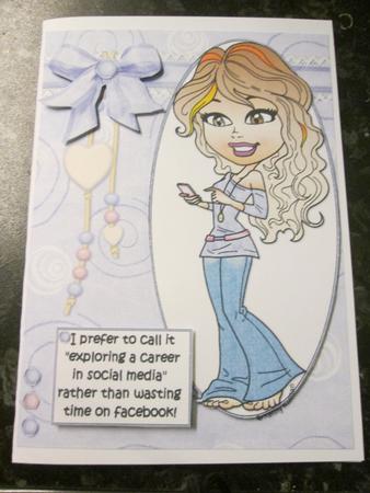 Teen Diva and Social Media Quick Card by Anne-marie Wheeler