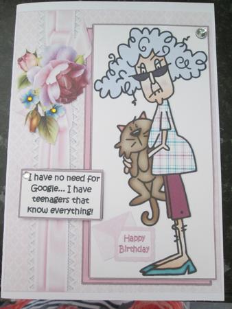 Stella Has Teenagers Quick Card by Anne-marie Wheeler