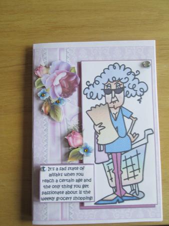 Stella and Her Grocery Shopping Quick Card by Anne-marie Wheeler