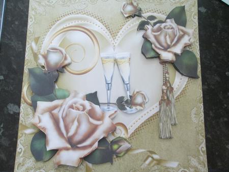 8x8 Golden Wedding Mini Kit by Anne-marie Wheeler