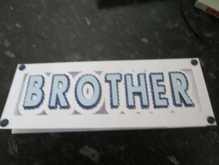 2 Cards For Brother With Layered Wording by Anne-marie Wheeler