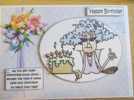 Stella About Getting Older Quick Card by Anne-marie Wheeler