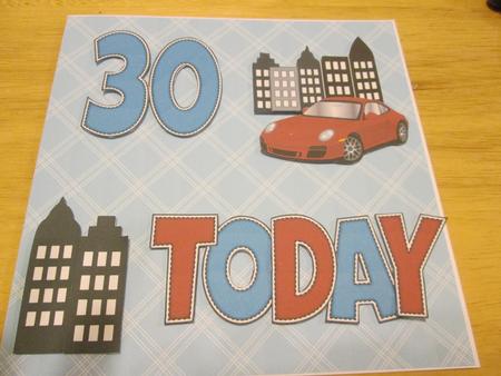 'any Age' with Red Porsche Card Kit by Anne-marie Wheeler