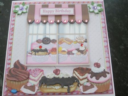 The Cake Shop 8x8ins Mini Kit by Anne-marie Wheeler