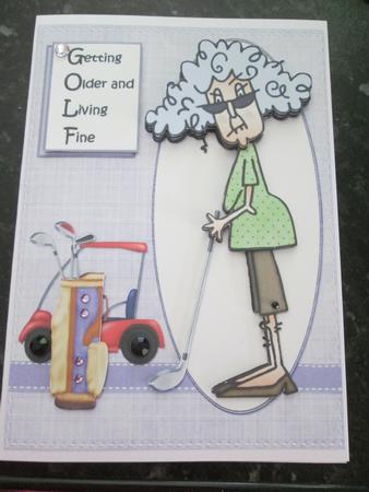 Stella Getting Older with Golf by Anne-marie Wheeler
