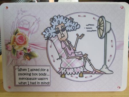 Stella Wants a Smoking Hot Body Quick Card by Anne-marie Wheeler