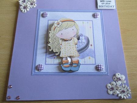 A Box of Chocolates Card with Decoupage by Anne-marie Wheeler