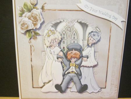 Bride and Groom Wedding Mini Kit by Anne-marie Wheeler