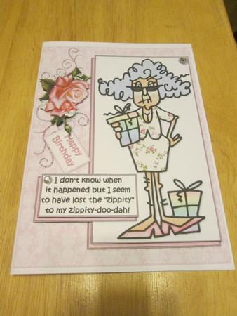 Stella Has Lost Her Zippity Quick Card by Anne-marie Wheeler