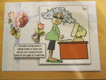 Stella the Benefits of Getting Older Quick Card by Anne-marie Wheeler