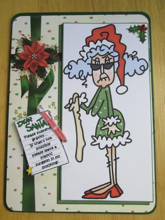 Stella Writes to Santa Quick Card by Anne-marie Wheeler