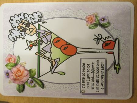 Stella How Did I Get This Old Quick Card by Anne-marie Wheeler