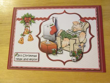 Christmas Relax and Enjoy by Anne-marie Wheeler