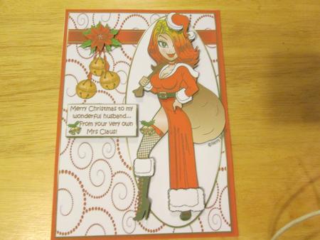 Merry Christmas from Mrs Claus Husband/partner by Anne-marie Wheeler