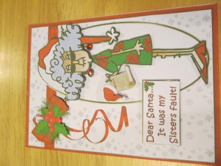 Stella Merry Christmas Sister or Brother by Anne-marie Wheeler
