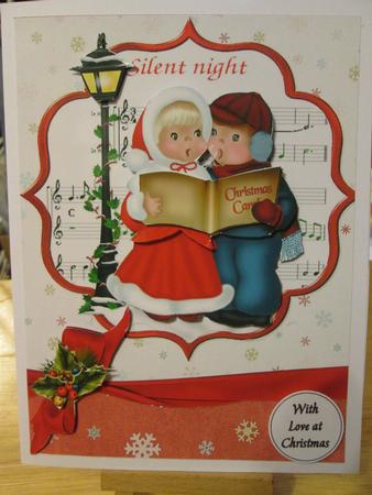 Christmas Carolers by Anne-marie Wheeler