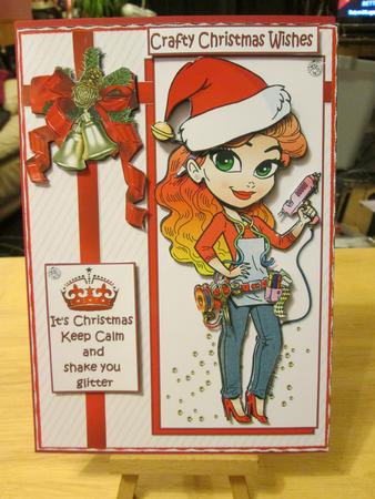 It's Christmas Shake Your Glitter by Anne-marie Wheeler