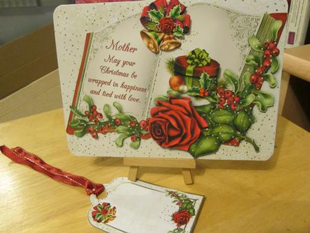 An Open Book Christmas Gift for Mother Mini Kit by Anne-marie Wheeler