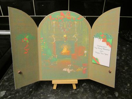 Home for Christmas Gate Fold by Anne-marie Wheeler