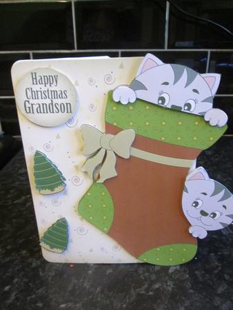Peek-a-boo Over the Edge Mini Christmas Card Kit by Anne-marie Wheeler