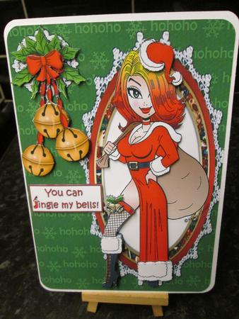 Mrs Claus and Her Jingle Bells by Anne-marie Wheeler