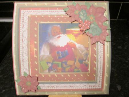 Jolly Santa Topper by Anne-marie Wheeler