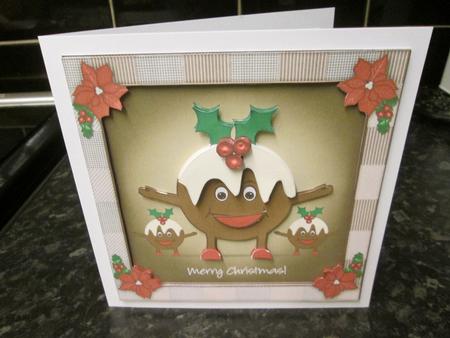 Merry Christmas Puddings by Anne-marie Wheeler