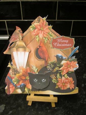Christmas Critters Shaped Card Plus Gift Card by Anne-marie Wheeler