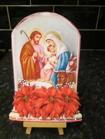 Christmas Nativity Globe by Anne-marie Wheeler