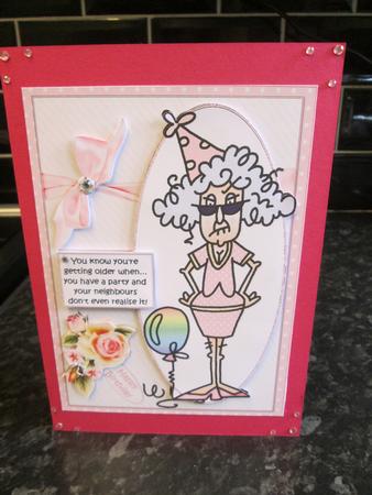 Stella Had a Quiet Party Quick Card by Anne-marie Wheeler