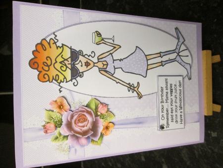 Rita Takes Mama's Advice Quick Card by Anne-marie Wheeler