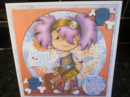 Mini Kit- Little Miss Punk- Oh So Cute #3 by Anne-marie Wheeler