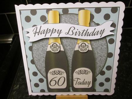 Birthday Champagne 60 Today Mini Kit by Anne-marie Wheeler