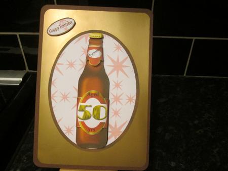 Birthday Beer by Anne-marie Wheeler