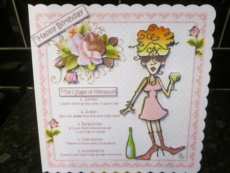 8x8 Rita the Wine Lovers Menopause Mini Kit by Anne-marie Wheeler