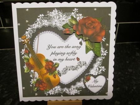 8x8 Valentine Song in My Heart Mini Kit by Anne-marie Wheeler