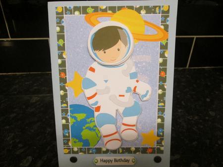 Astronaut in Space by Anne-marie Wheeler