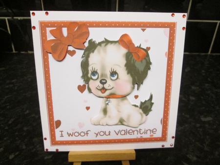I Woof You Valentine by Anne-marie Wheeler