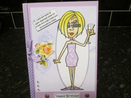J.j Loves Water Quick Card by Anne-marie Wheeler