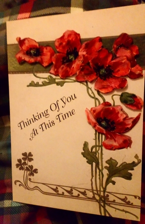 Vintage Poppy Decoupage Sheet by Anne McIntyre