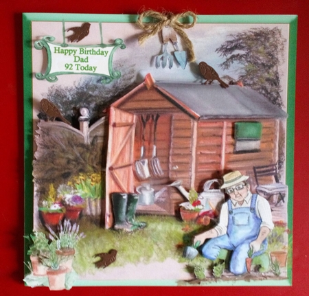 GREEN FINGERS BIRTHDAY, FATHERS DAY,RETIREMENT, BEST WISHES by Anne McIntyre