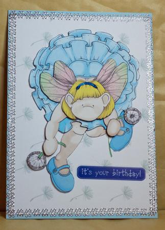 Dandelion Fairy Doodles Large Image by Anne Perks