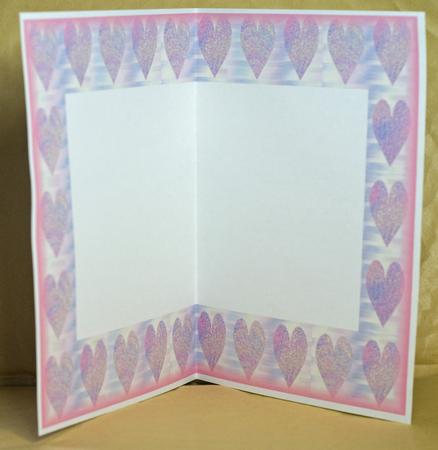 Pink Hearts Frame Insert by Anne Perks