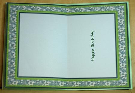Gone Fishing Leaf Frame Insert by Anne Perks
