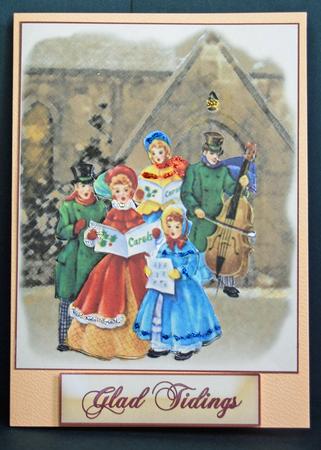 Carol Singing at Church by Anne Perks