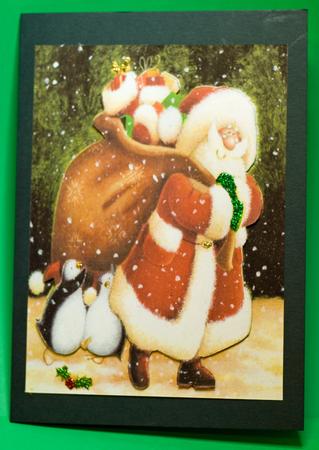 Happy Santa, A4 Topper by Anne Perks