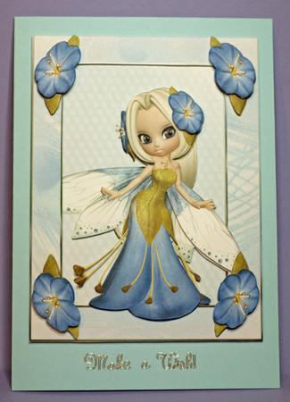 Flower Fae Bluebelle A4 by Anne Perks