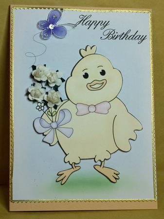 A4 Little Chick - Birthday by Anne Perks