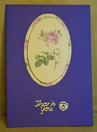 Oval Elegant Rose Topper by Anne Perks